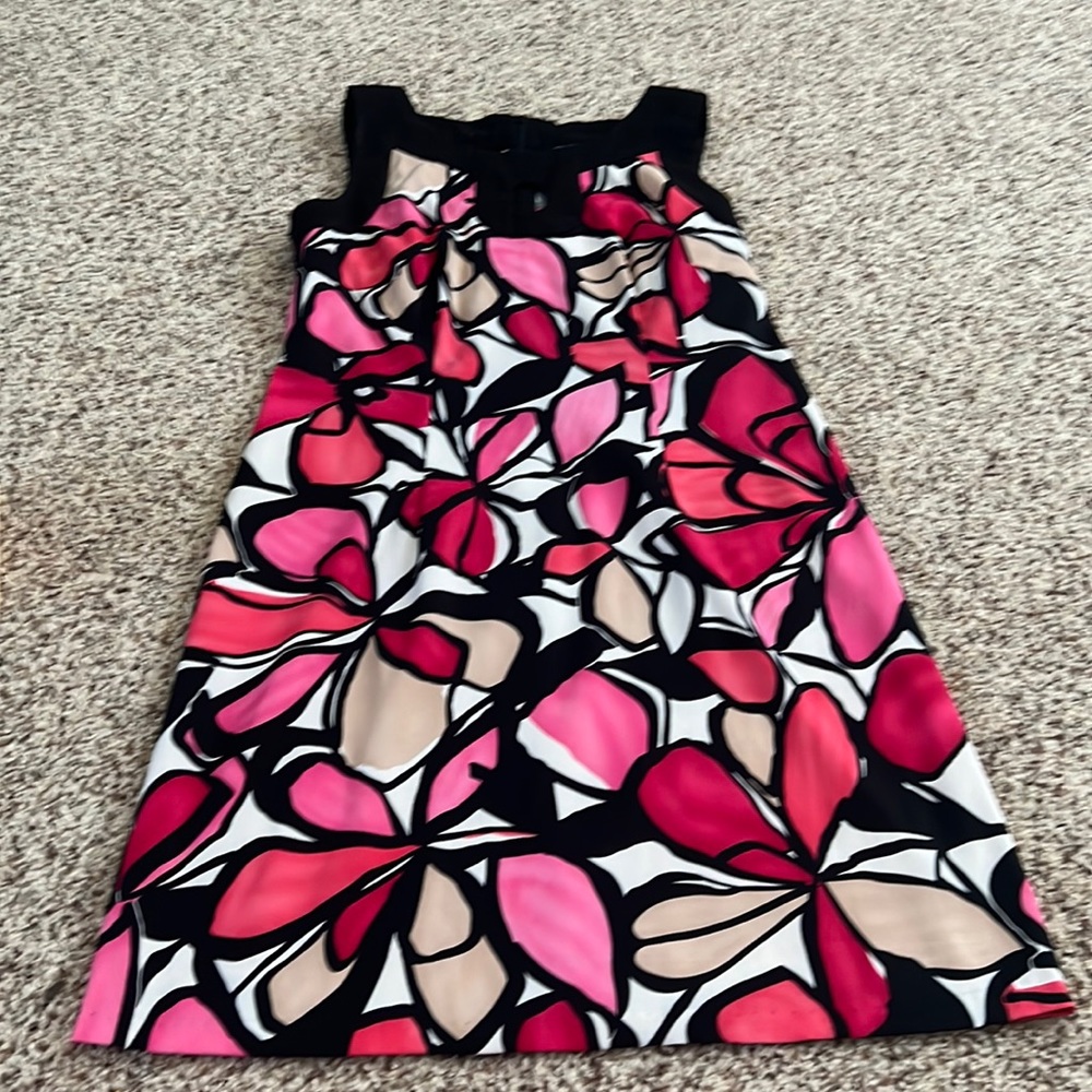 Floral print tight fit dress